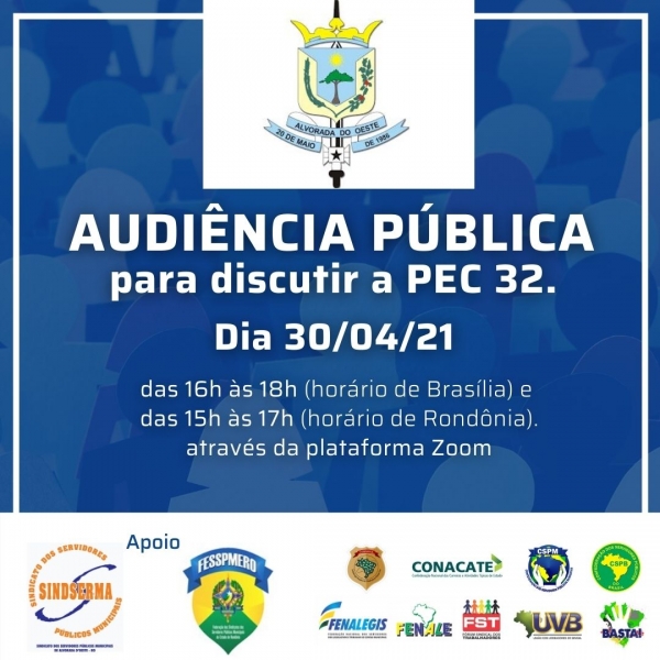AUDIÊNCIA PÚBLICA - DISCUSSÃO DA PEC 32/2020 - REFORMA ADMINISTRATIVA